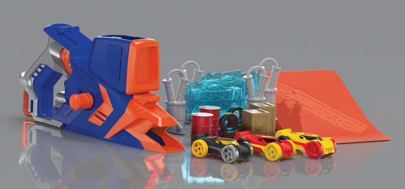 Illustration for article titled Nerf's New Blasters Shoot Tiny Foam Cars Instead of Darts
